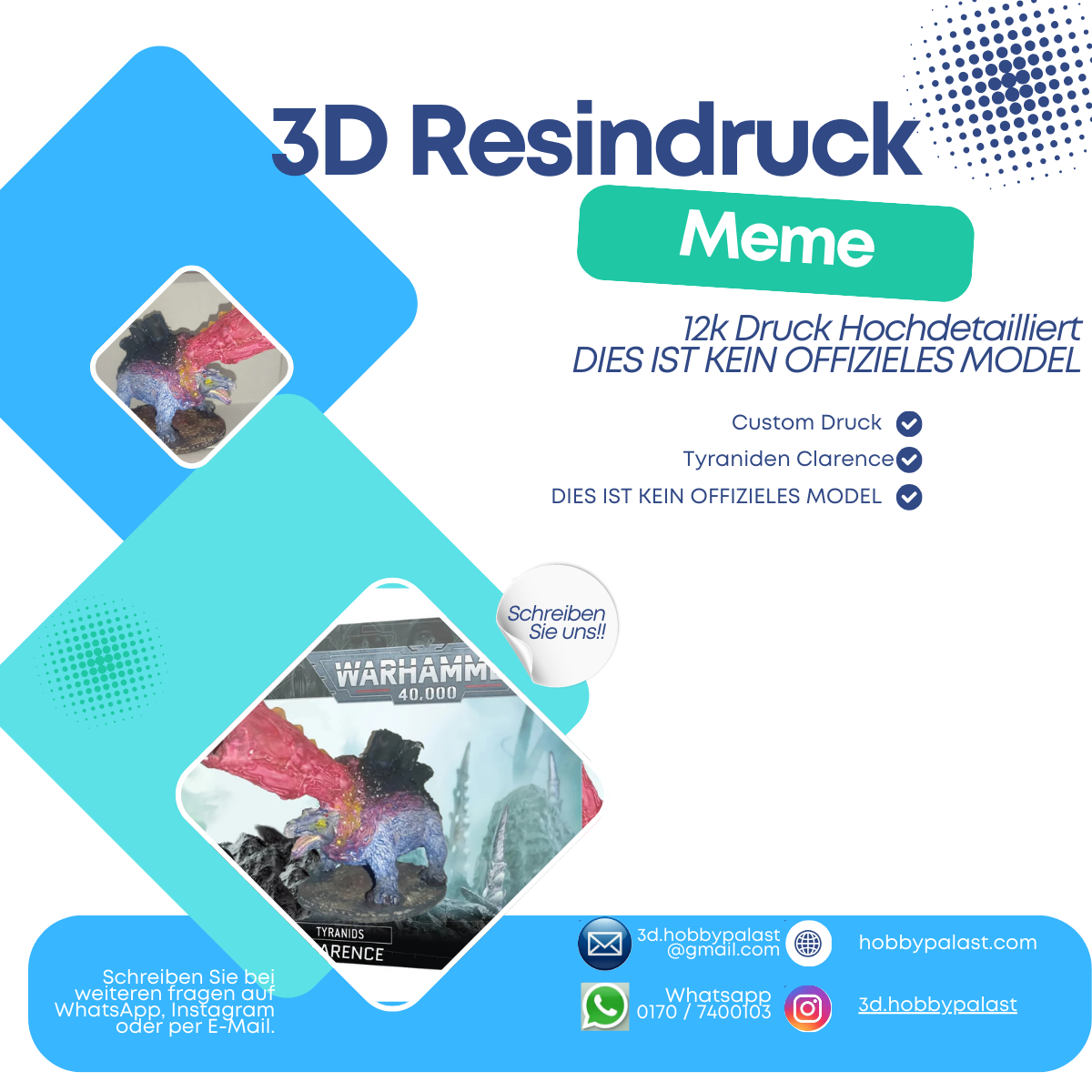 Clarence – Tyraniden Meme Modell