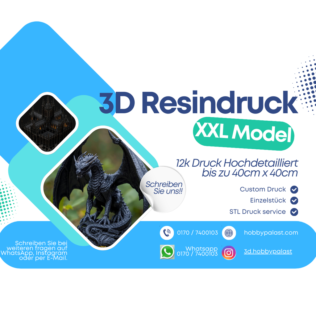 XXL Modell – Hochdetaillierte Resin-Figur (40 x 40 cm)