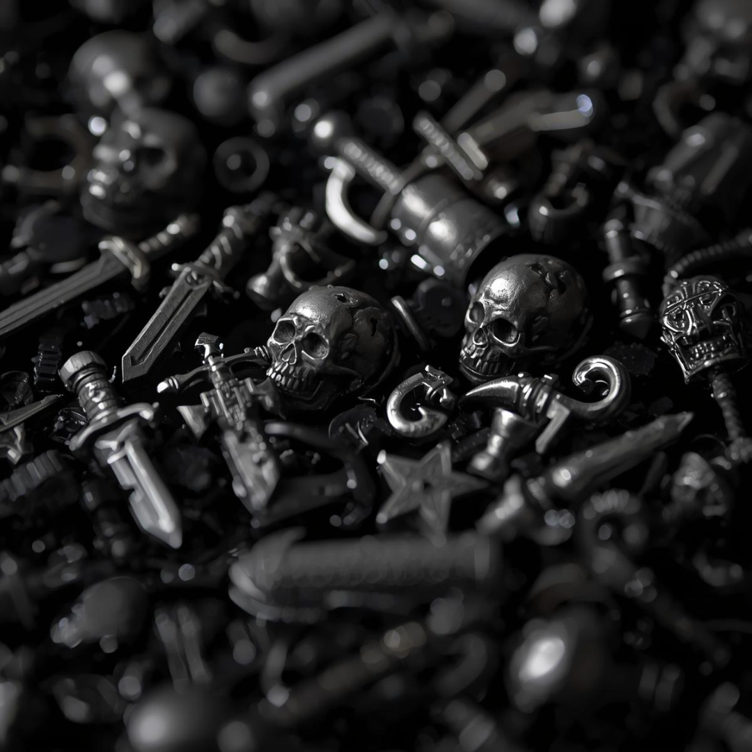 Kleine Custom 3D-Resin Bits – Hochdetaillierte Miniaturenteile (5er-Bundle)