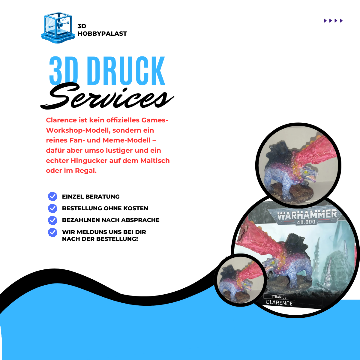 Clarence – Tyraniden Meme Modell