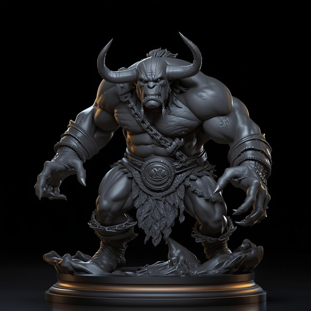 XL 3D-Resin Modell – Hochdetaillierte Sammlerfigur (ca. 15 cm Höhe)