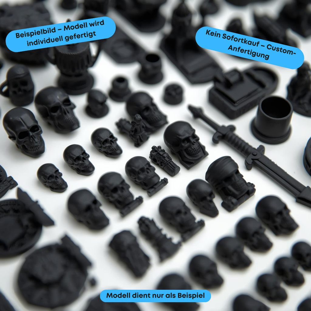 Kleine Custom 3D-Resin Bits – Hochdetaillierte Miniaturenteile (5er-Bundle)