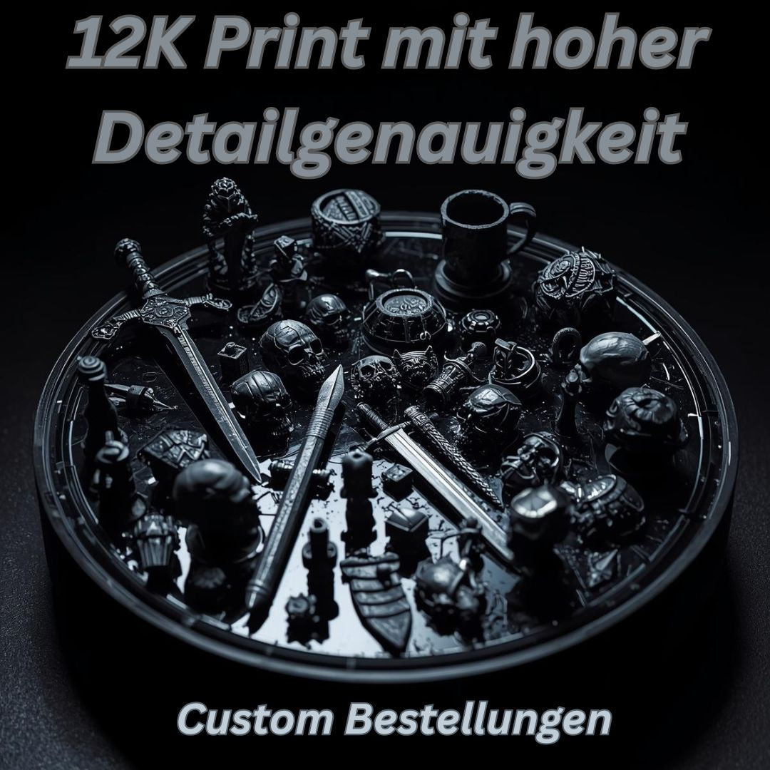 Kleine Custom 3D-Resin Bits – Hochdetaillierte Miniaturenteile (5er-Bundle)