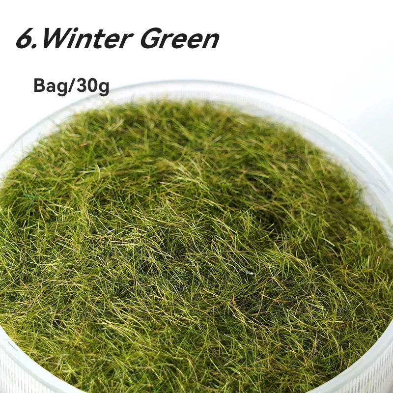 5 mm Mini Statischgras-Flockpulver für Dioramen, Modellbau & Miniaturlandschaften