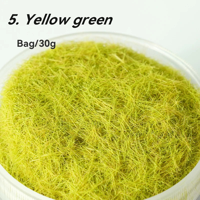 5 mm Mini Statischgras-Flockpulver für Dioramen, Modellbau & Miniaturlandschaften