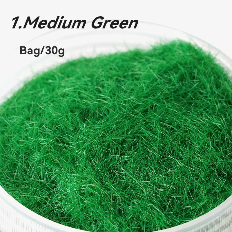 5 mm Mini Statischgras-Flockpulver für Dioramen, Modellbau & Miniaturlandschaften