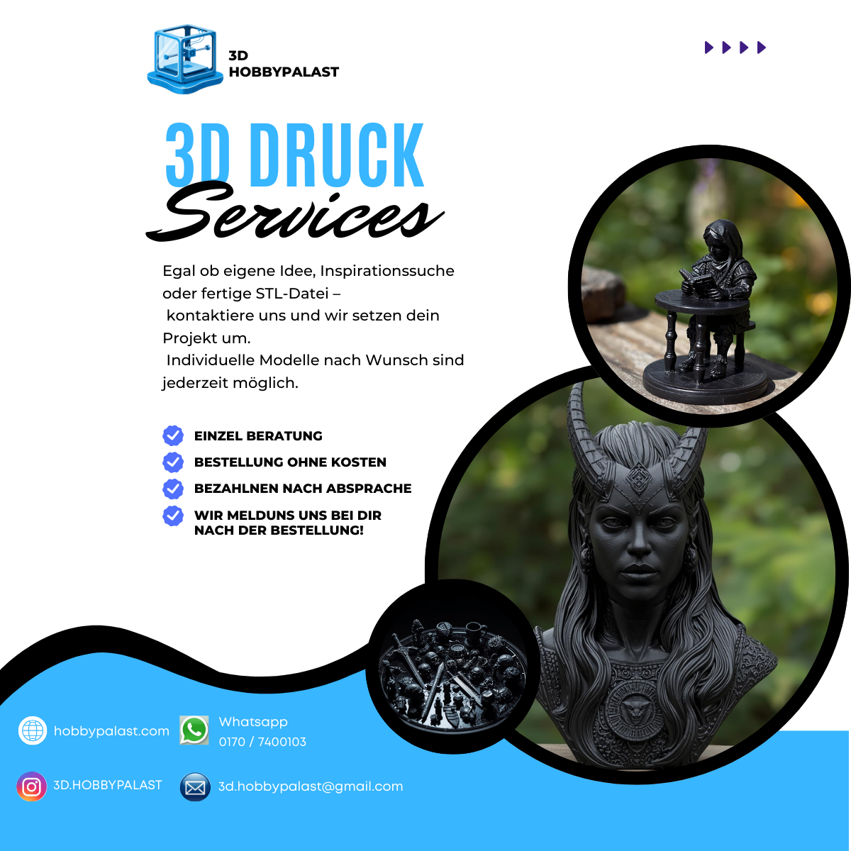 Mittelgroße 3D-Resin Modell – Hochdetaillierte Sammlerfigur (ca. 5 cm Höhe, 5er-Bundel)